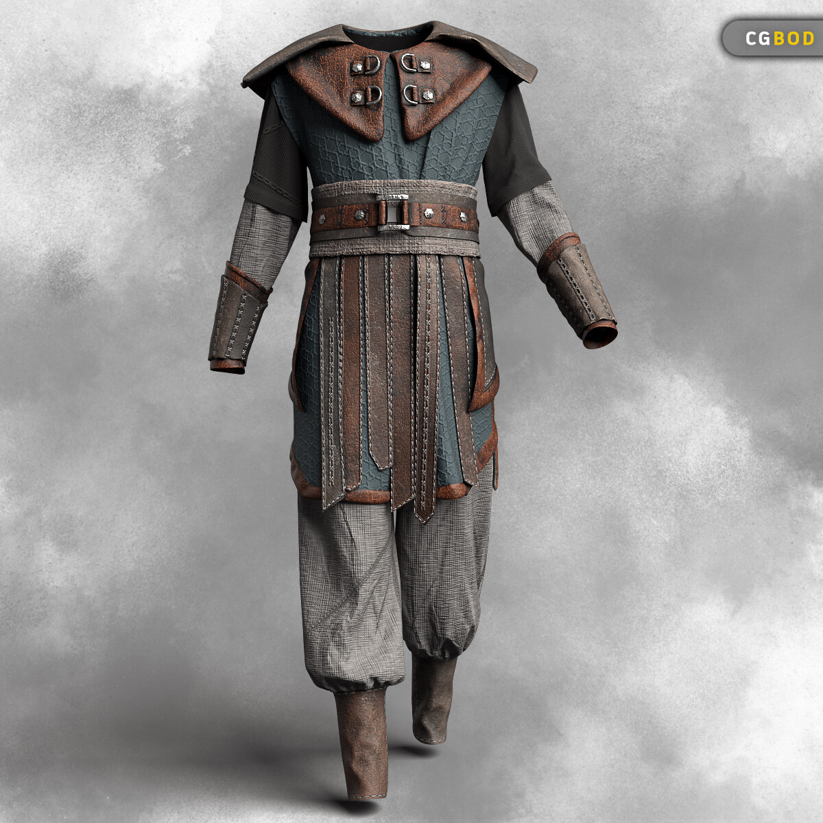 ArtStation - Medieval Male Outfit / Viking / Marvelous Designer