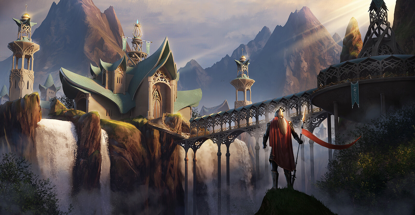 Waterfall Elven outpost.