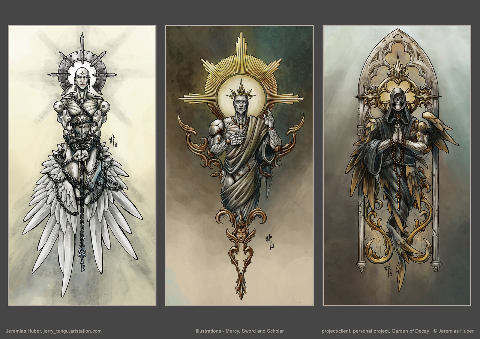 Key, Crown and Saint