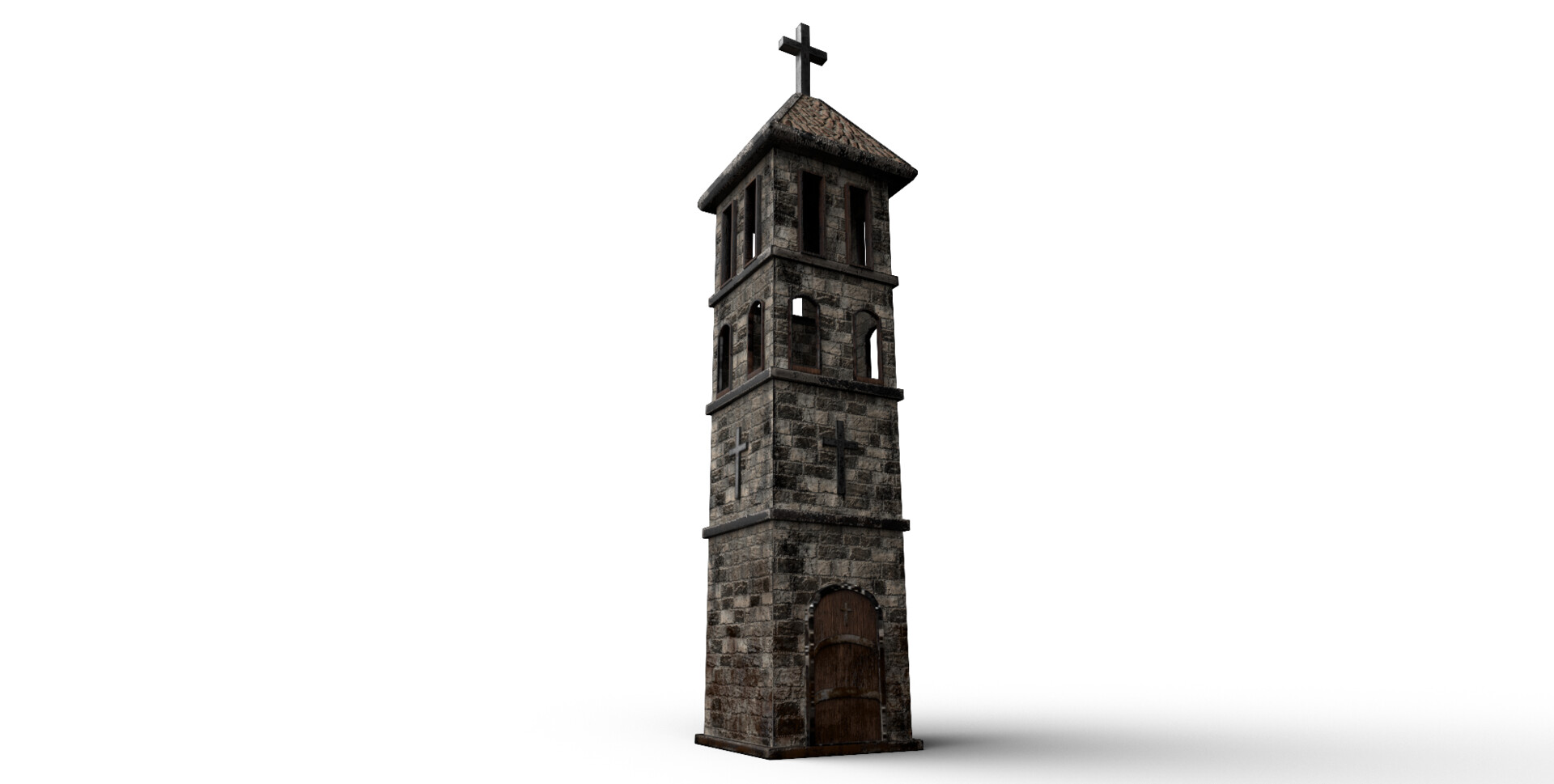 ArtStation Medival Church Tower