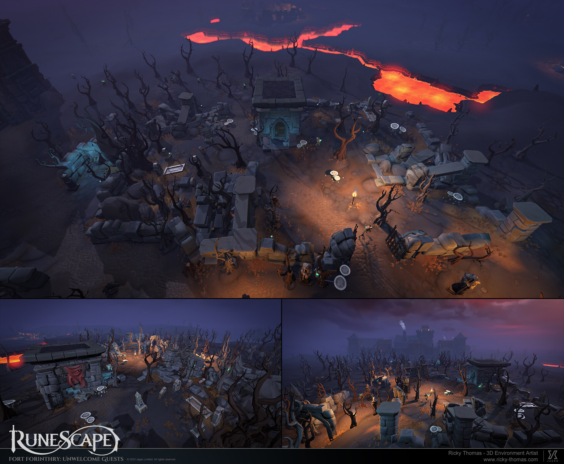 ArtStation Forinthry Unwelcome Guests Runescape: - - Fort
