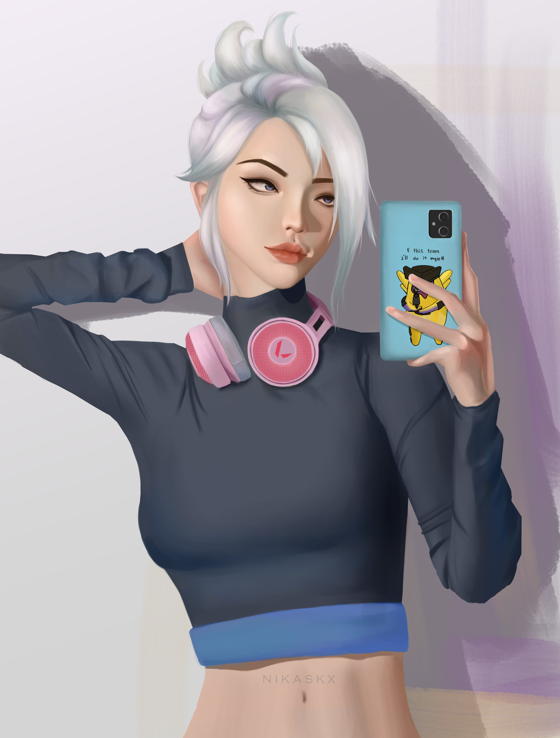 ArtStation - Jett Mirror Selfie fan art