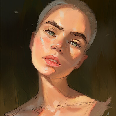 ArtStation - Cindy, Aleksei Vinogradov  Digital art girl, Portrait,  Portrait art