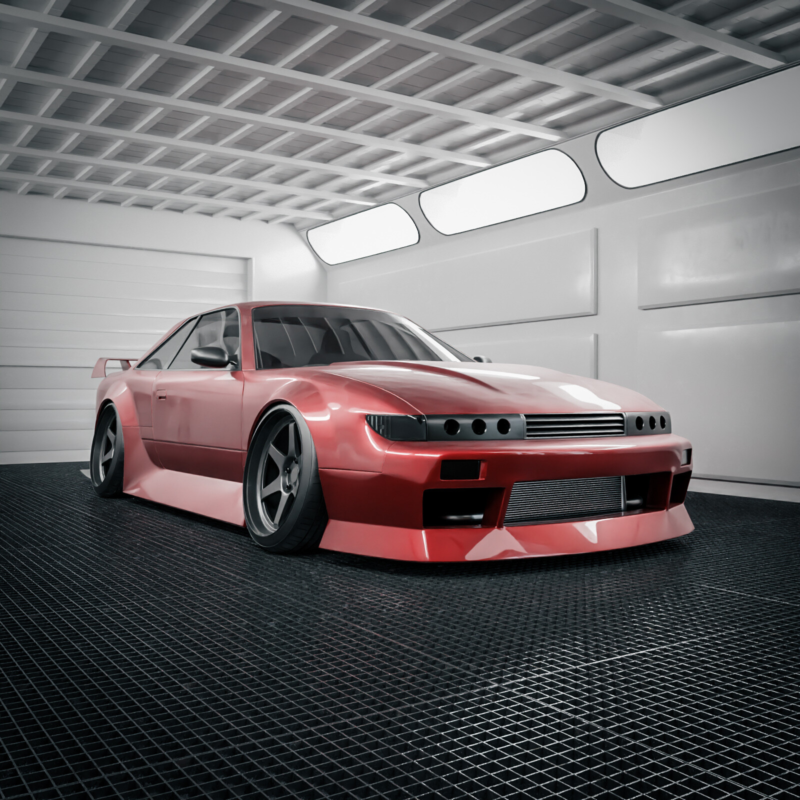 ArtStation Nissan Silvia S13 Widebody