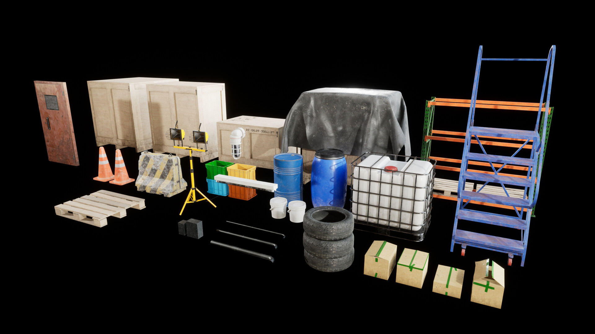 ArtStation - Basement Prop