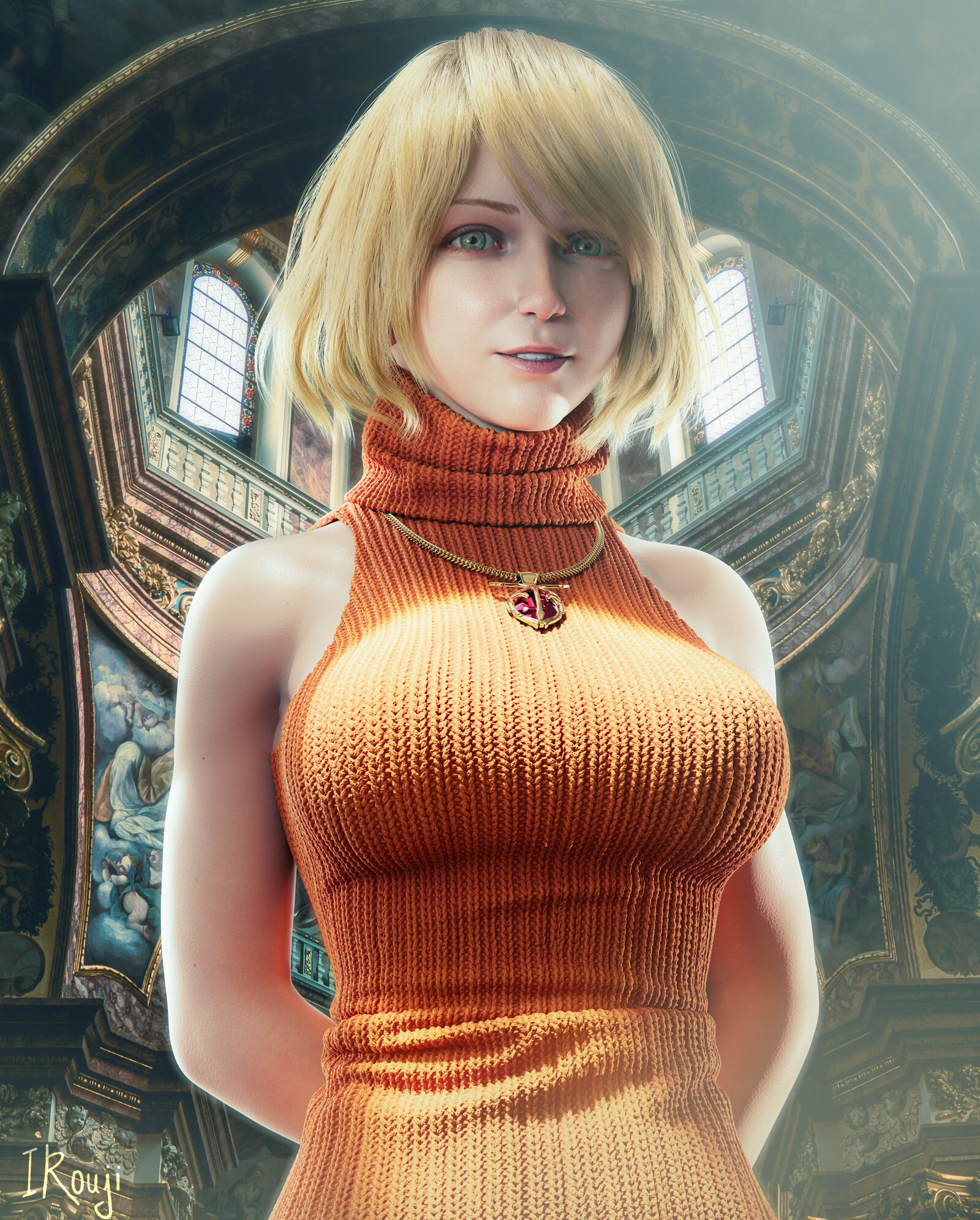 ArtStation - Ashley Graham : Resident Evil 4 Remake (Fan Art)