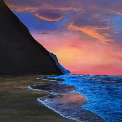 Ocean [Acrylic Painting]