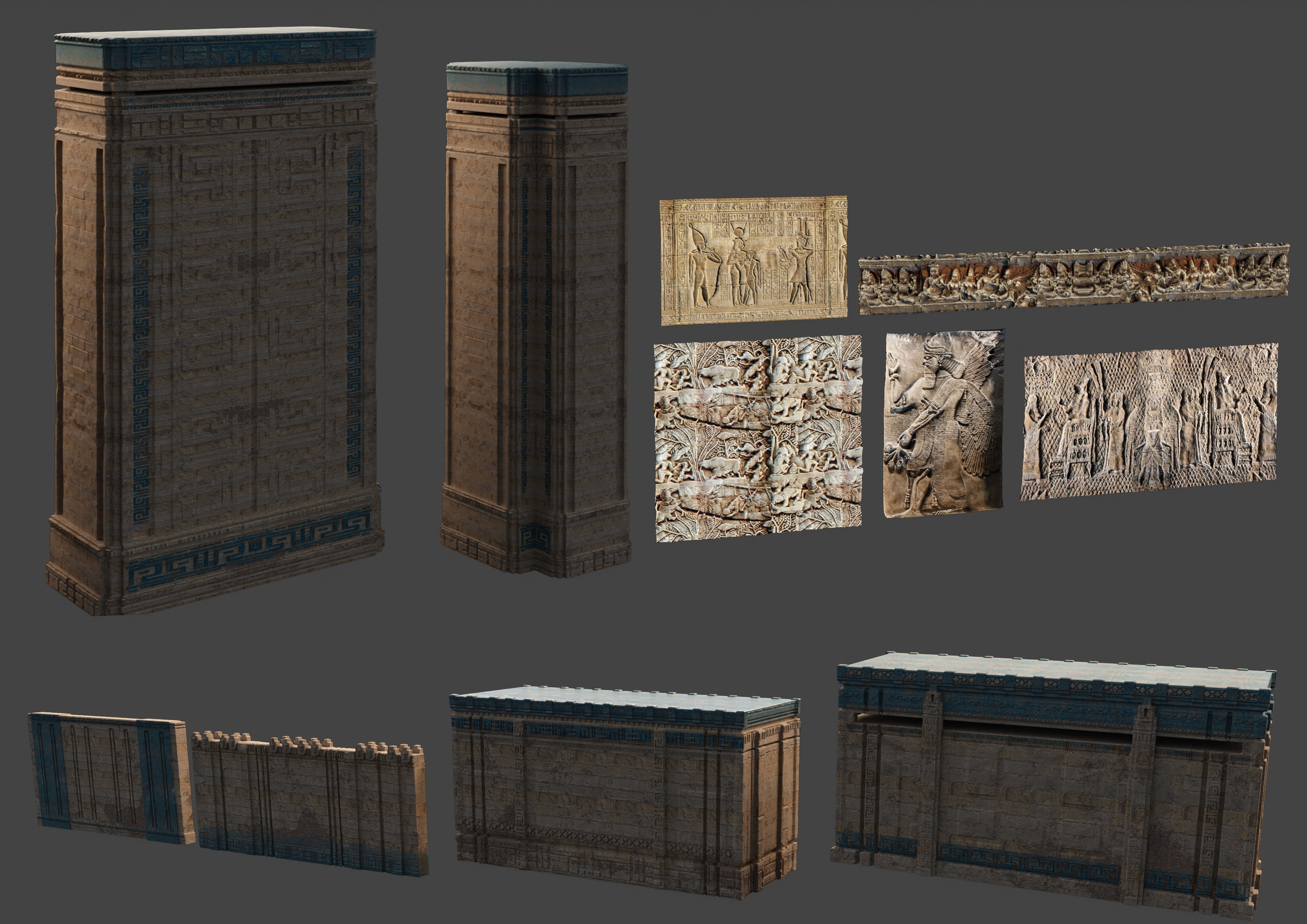 Assets created in 3dcoat &amp; Blender