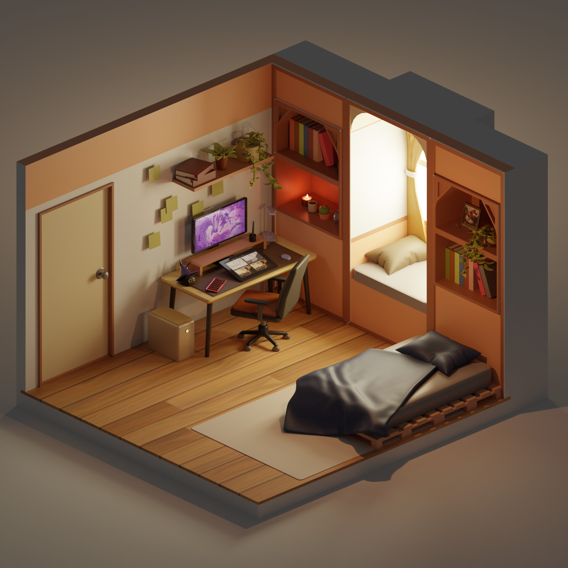 ArtStation Dream room 3D