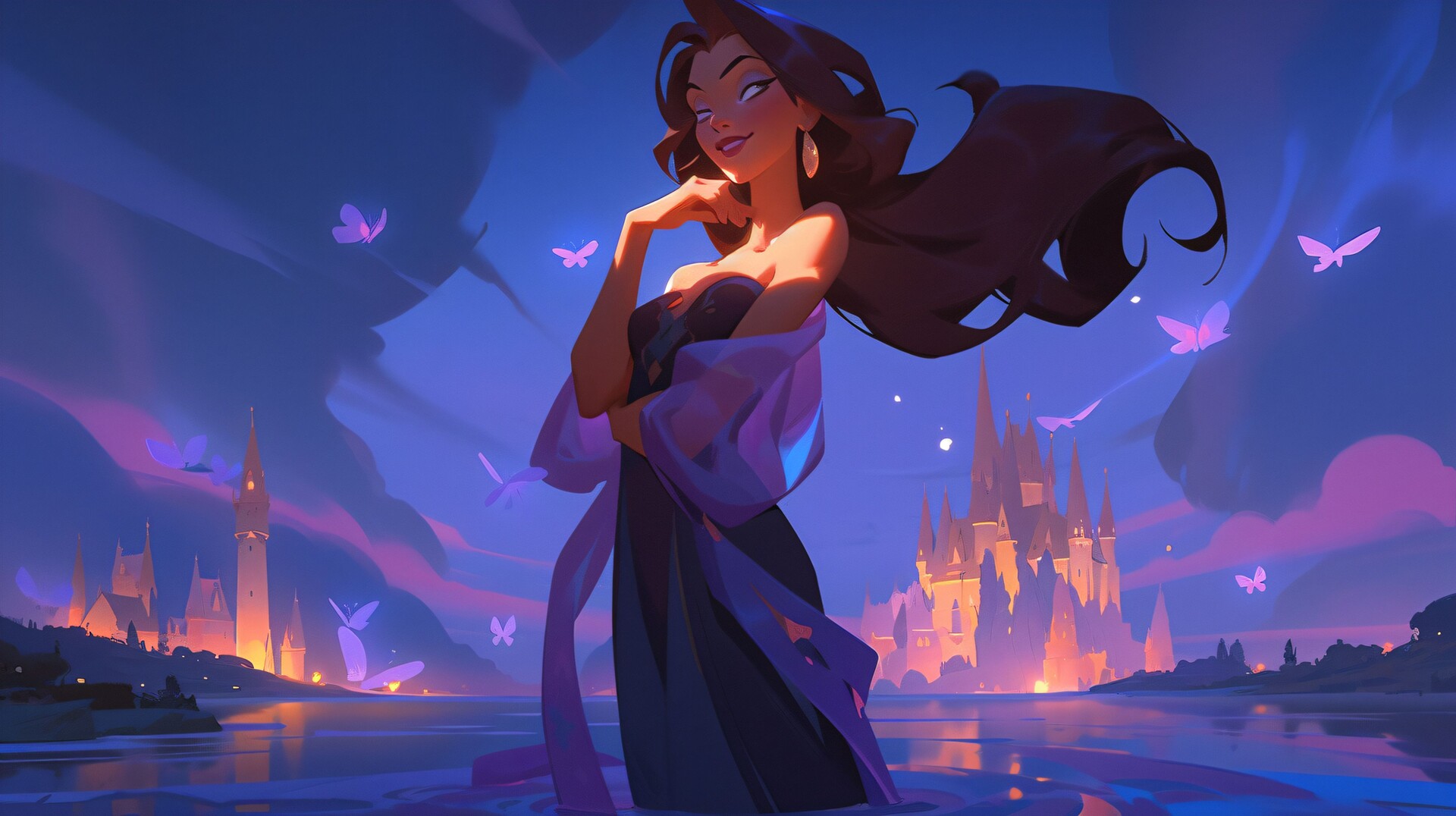 ArtStation - AI-20230417_08 Disney girls♡♡♡