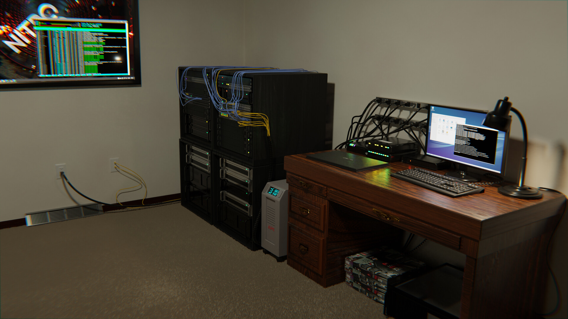 ArtStation Home Server Room