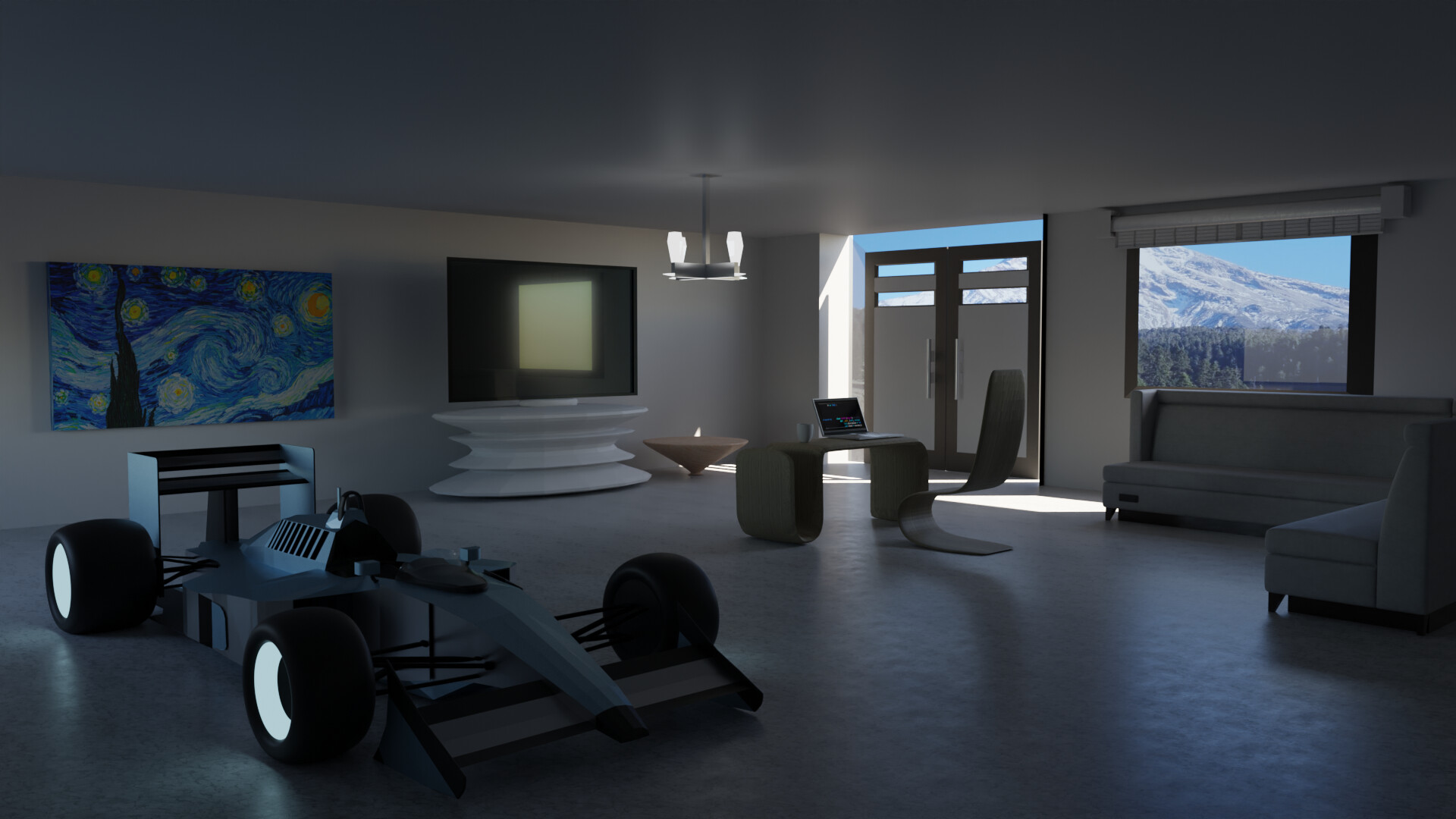 ArtStation - Formula 1 Living Room