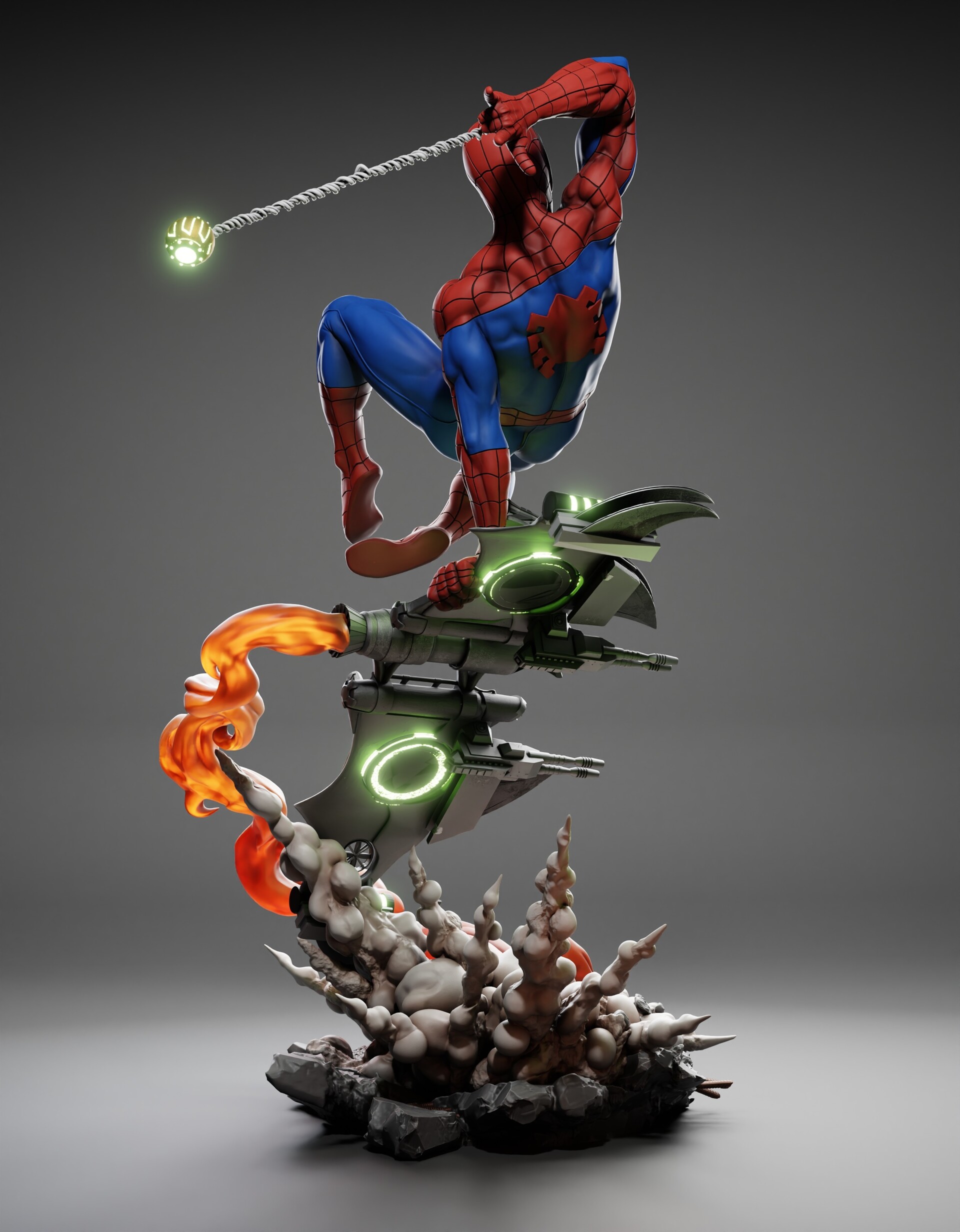 ▷ Spider man playlmobile by Papaz, 2021 | Sculpture | Artsper