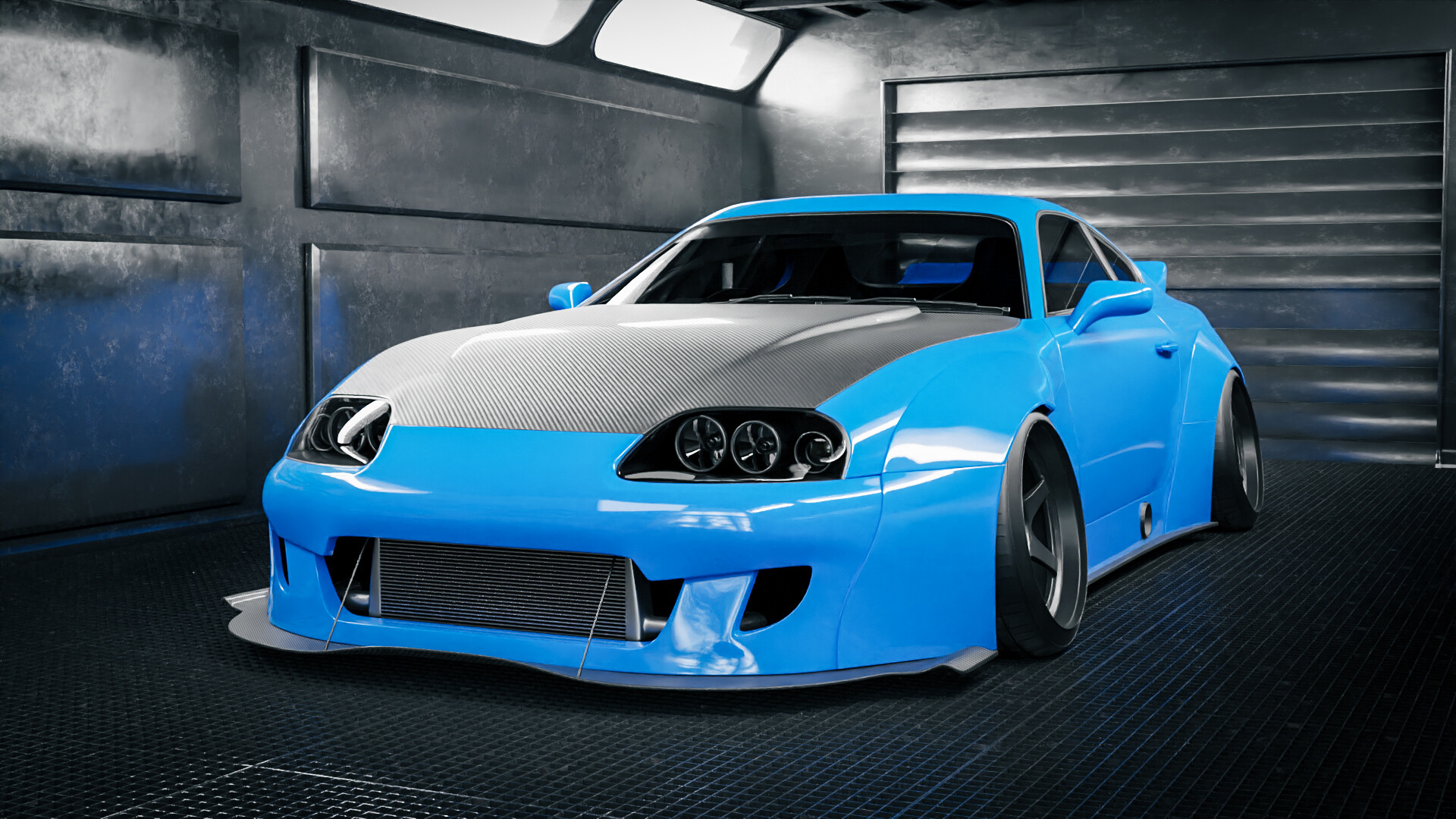 Toyota Supra MK4 Tuned - 3D Model by Naudaff3D