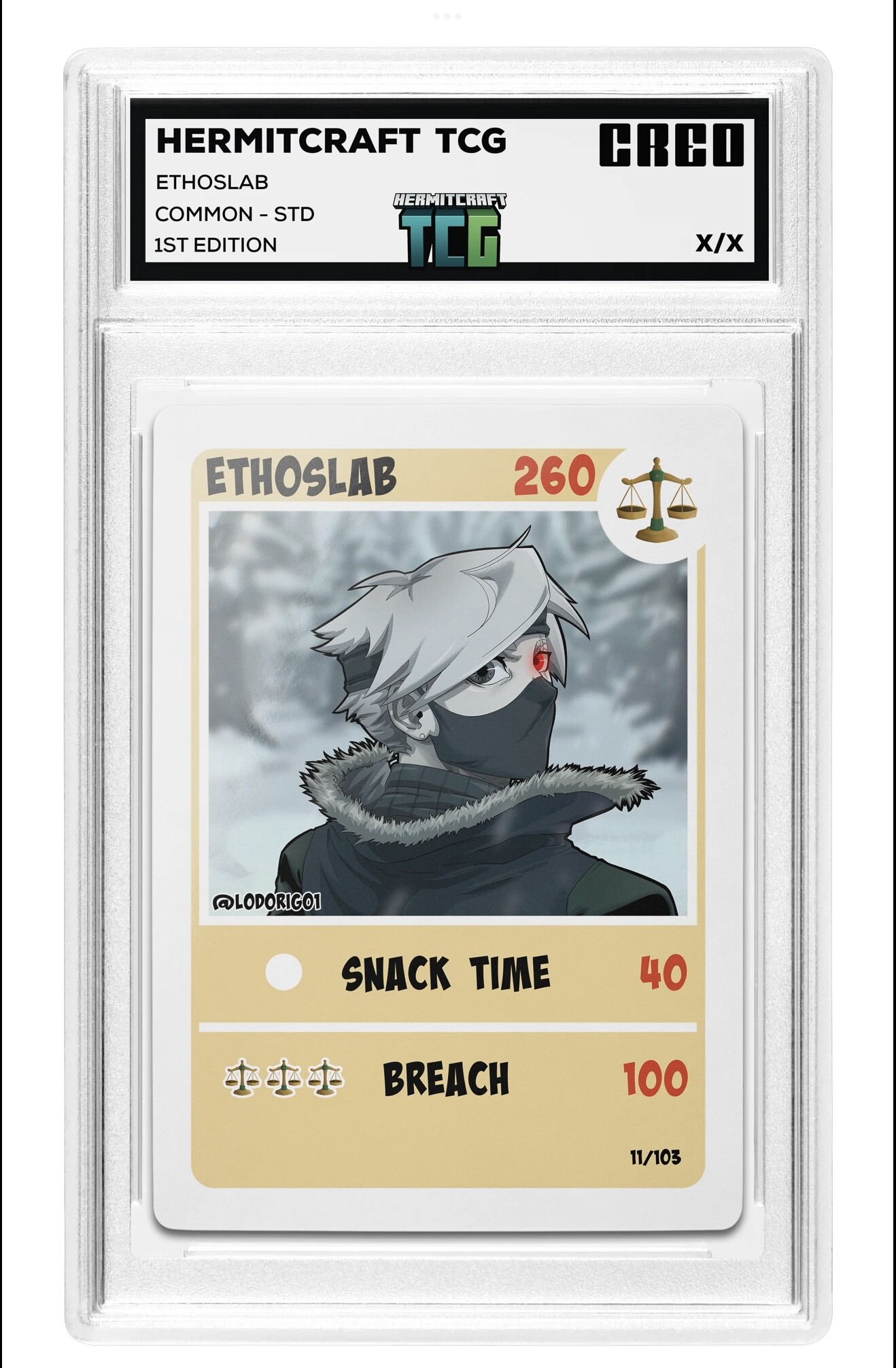 ArtStation TCG Hermitcraft cards Etho, Bdubs, Gem