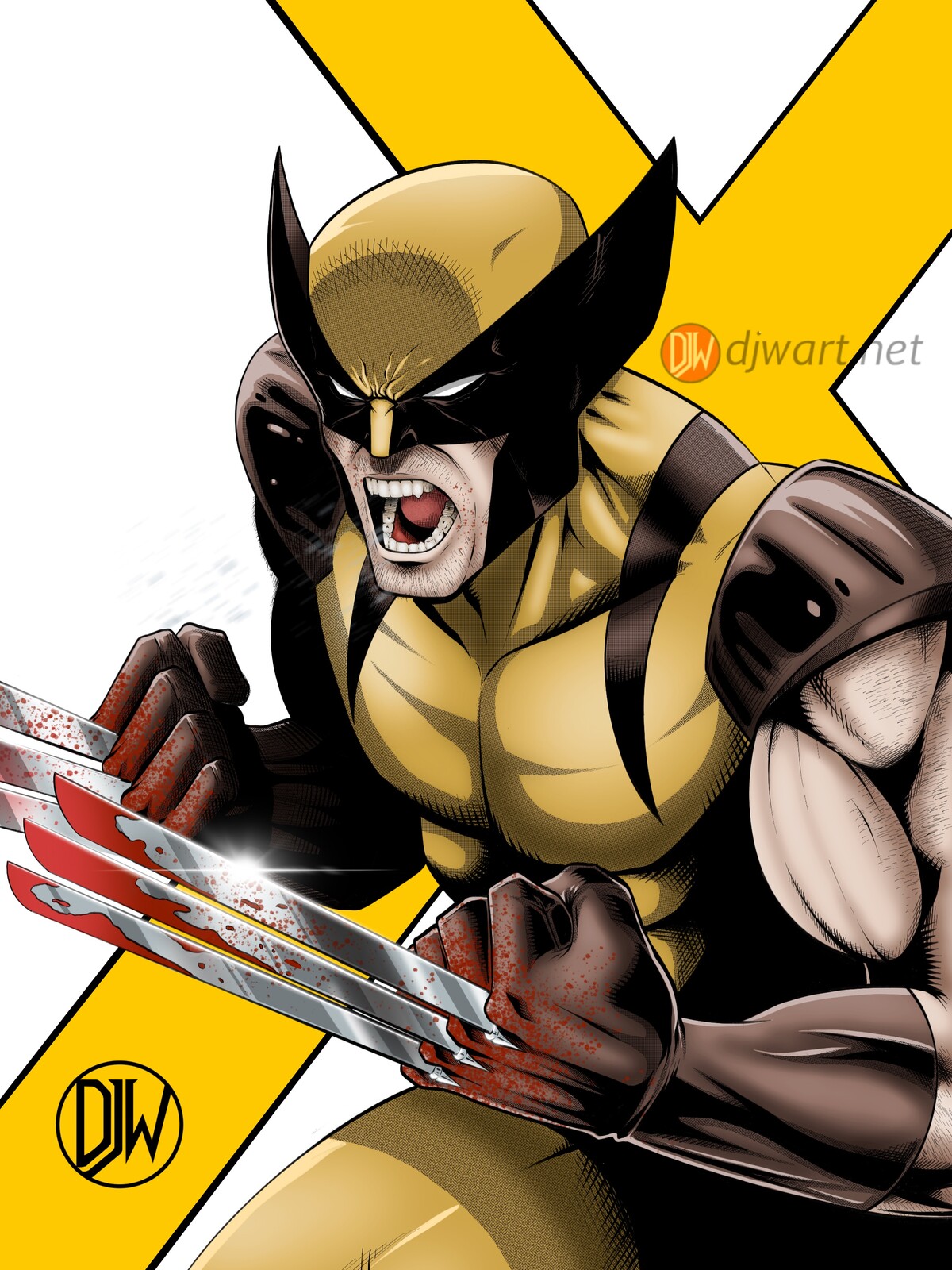 Wolverine (Yellow and Brown)