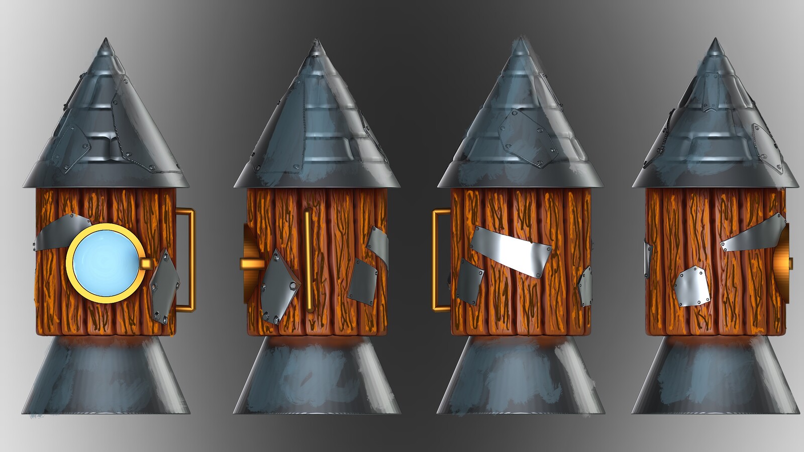 Hero prop concept turnaround