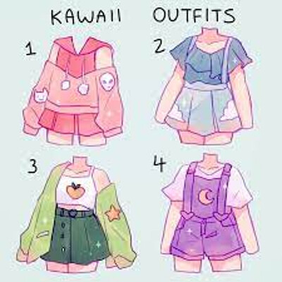ArtStation - Kawaii outfits
