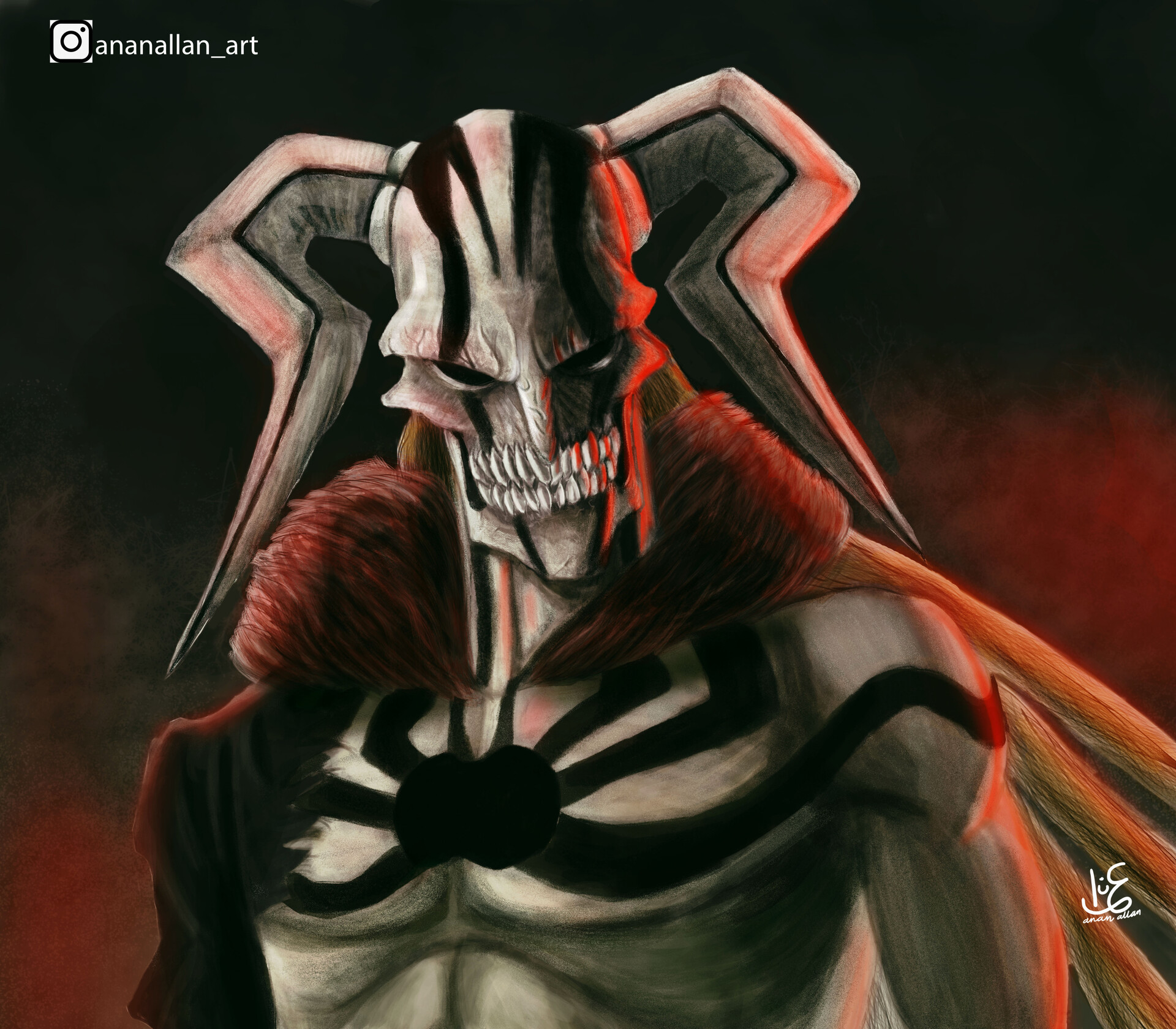 Ichigo Vasto Lorde Hollow mask by adamtep on DeviantArt