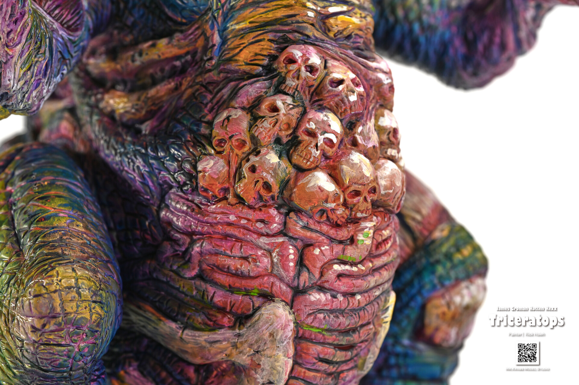 その他 James Groman Rotten Rexx one off lulubel ArtStation - James Groman Rotten Rexx Triceratops JG 血肉三角龍by