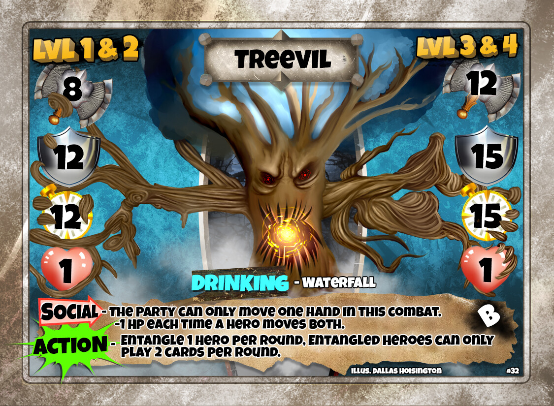 Treevil | PArt of the land cards