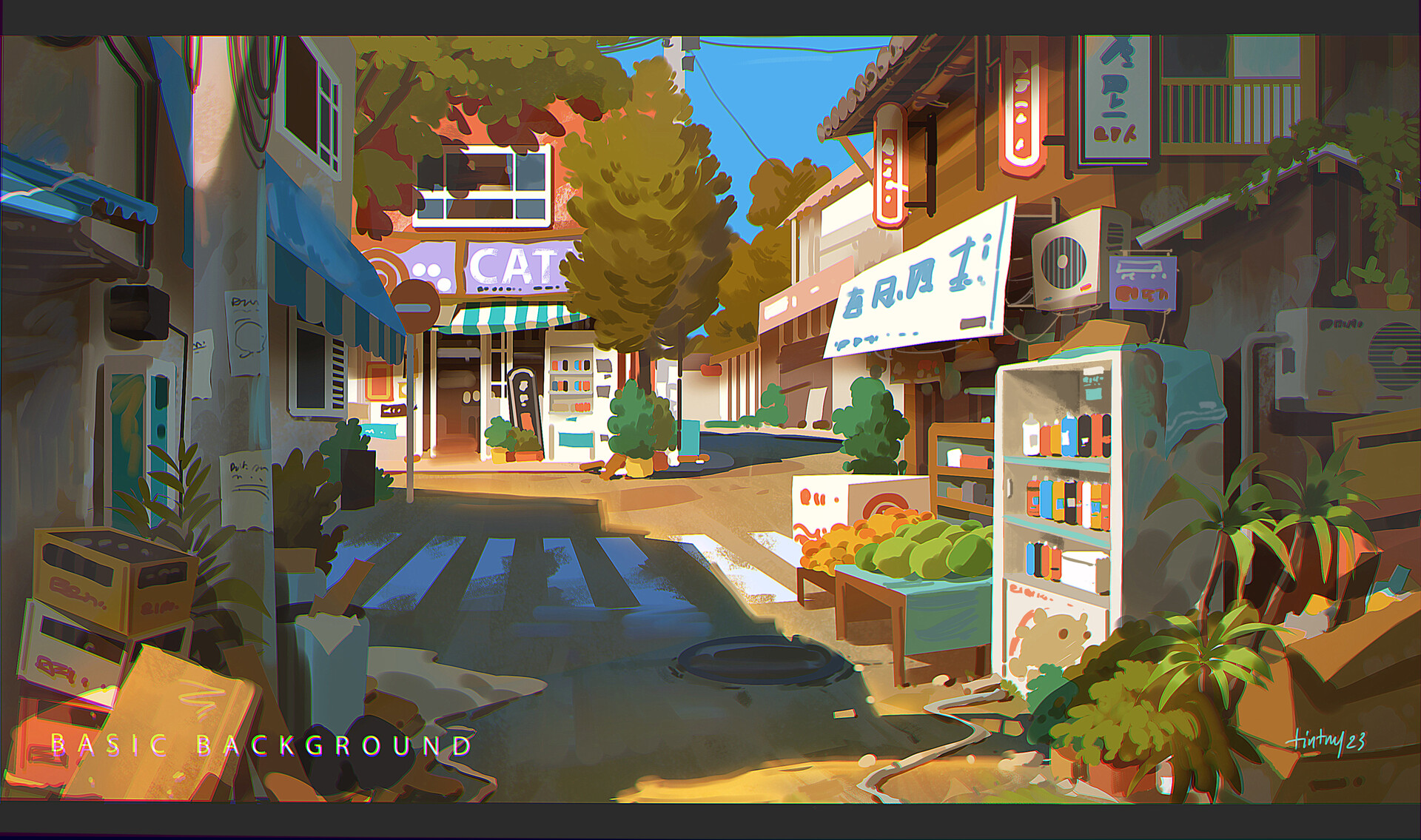 ArtStation - Street - speed painting