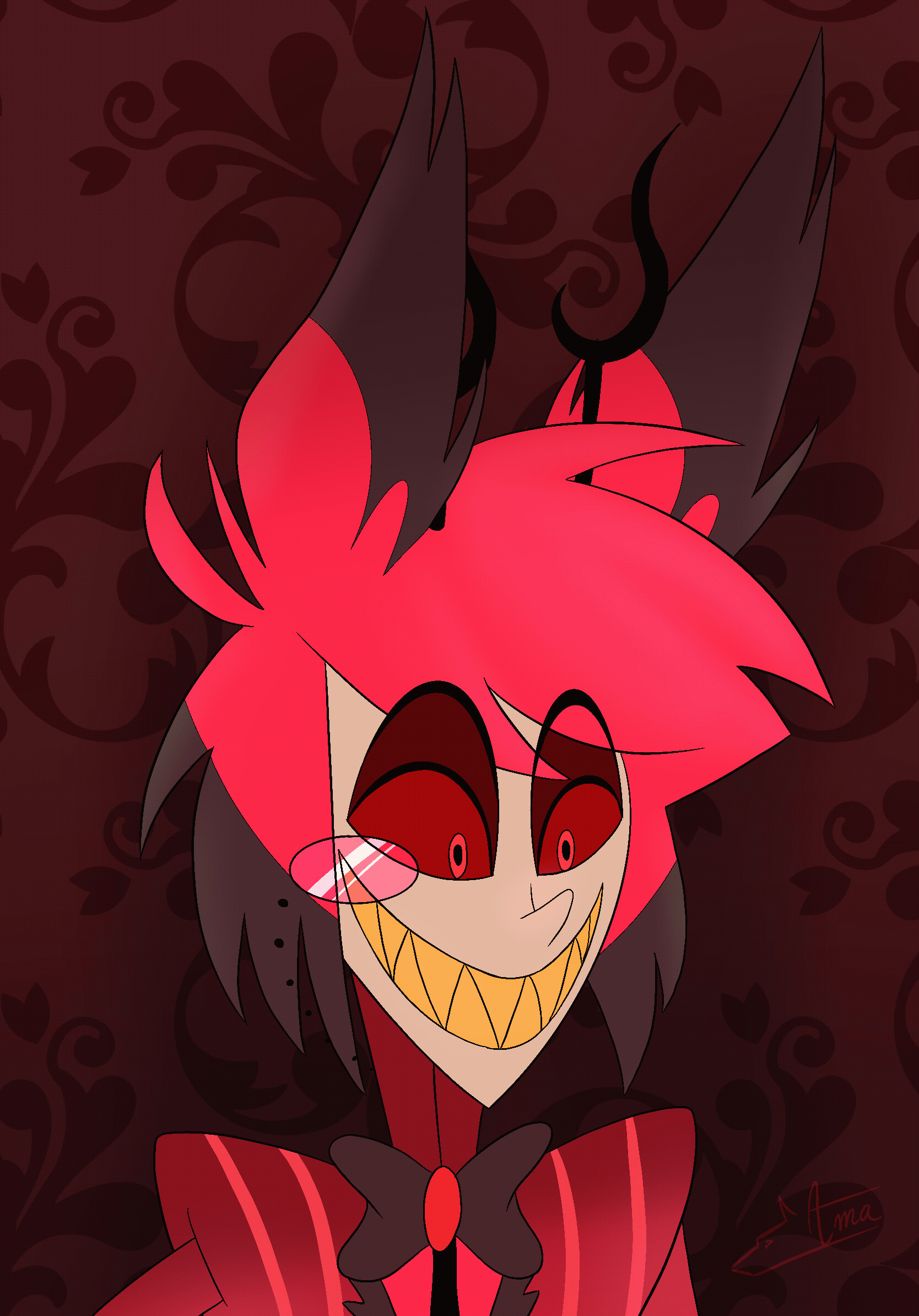Artstation hazbin hotel alastor