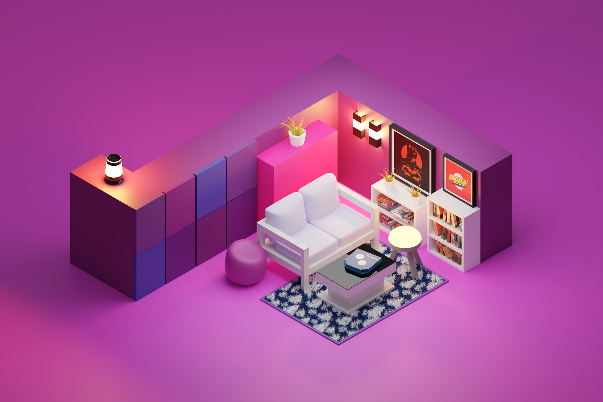 ArtStation - Cozy Living Room