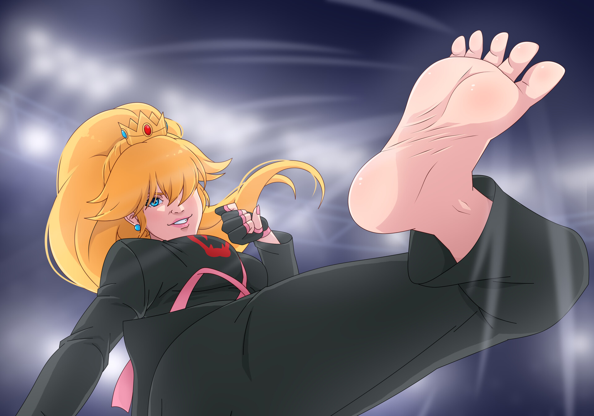 ArtStation - Princess Peach ych, image size:1920x1344