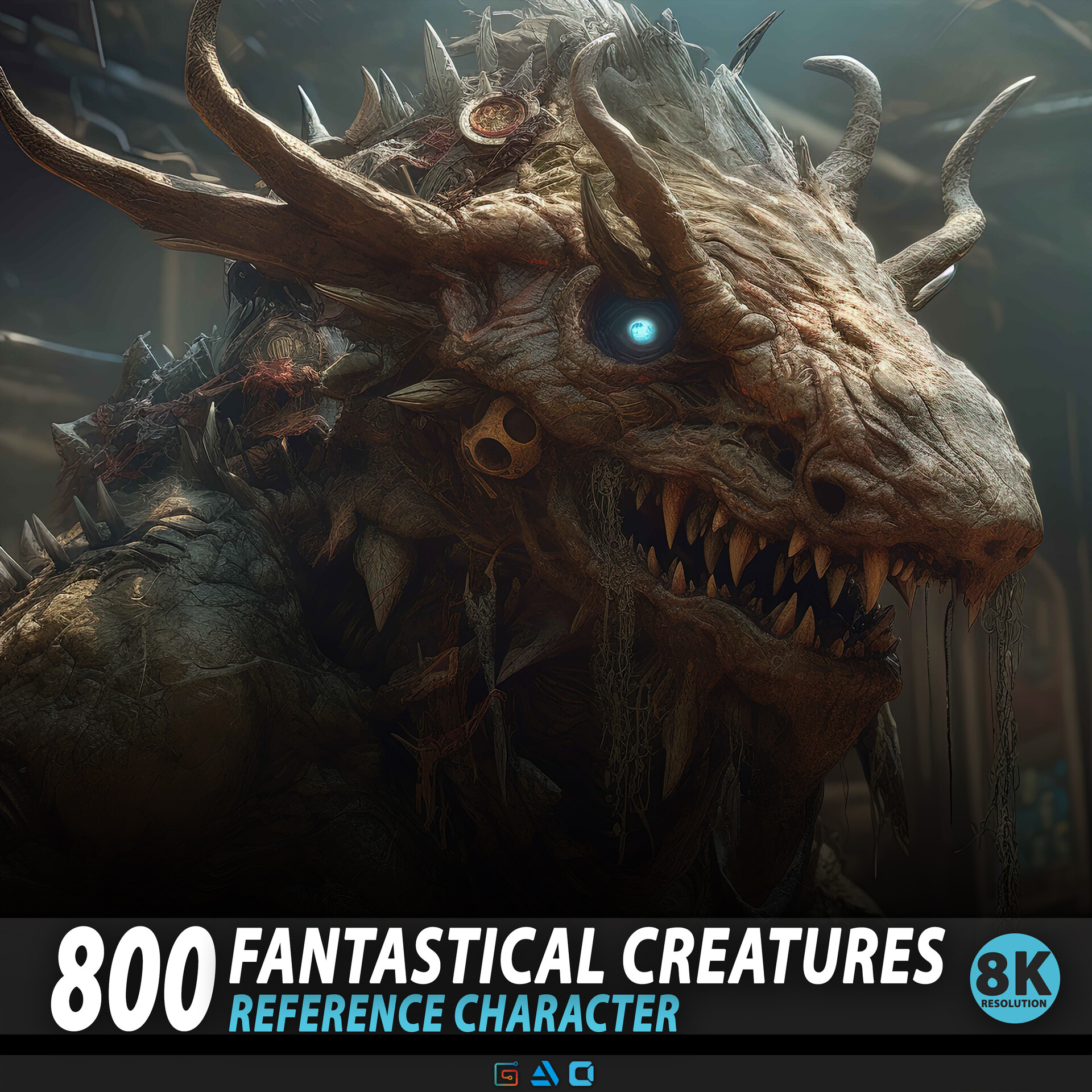 ArtStation - 800 Fantastical Creatures - Vol1 - Character References ...