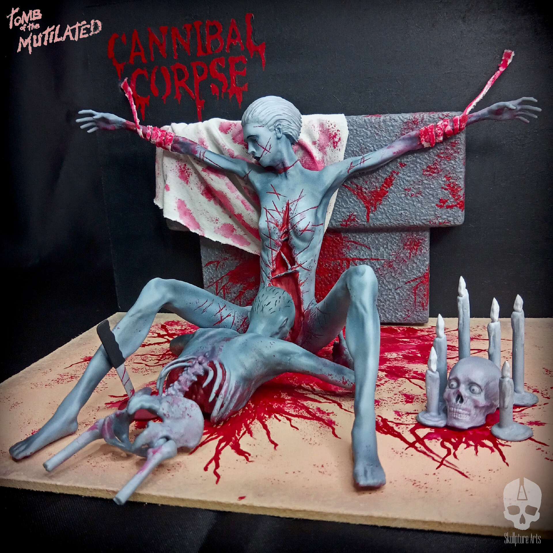 ArtStation - Cannibal Corpse Tomb Of The Mutilated Diorama