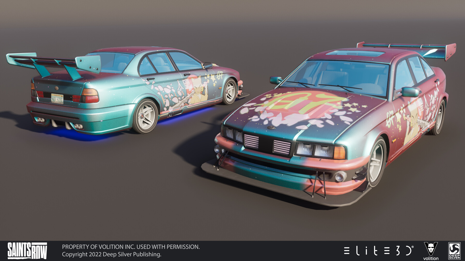 ArtStation Vehicles for Saints Row