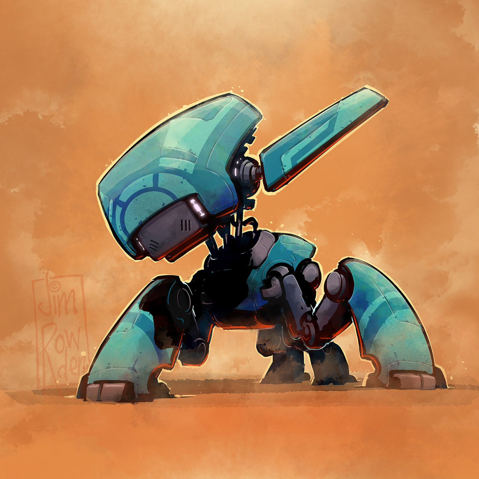 JimRowBots - Little Blue Robot
