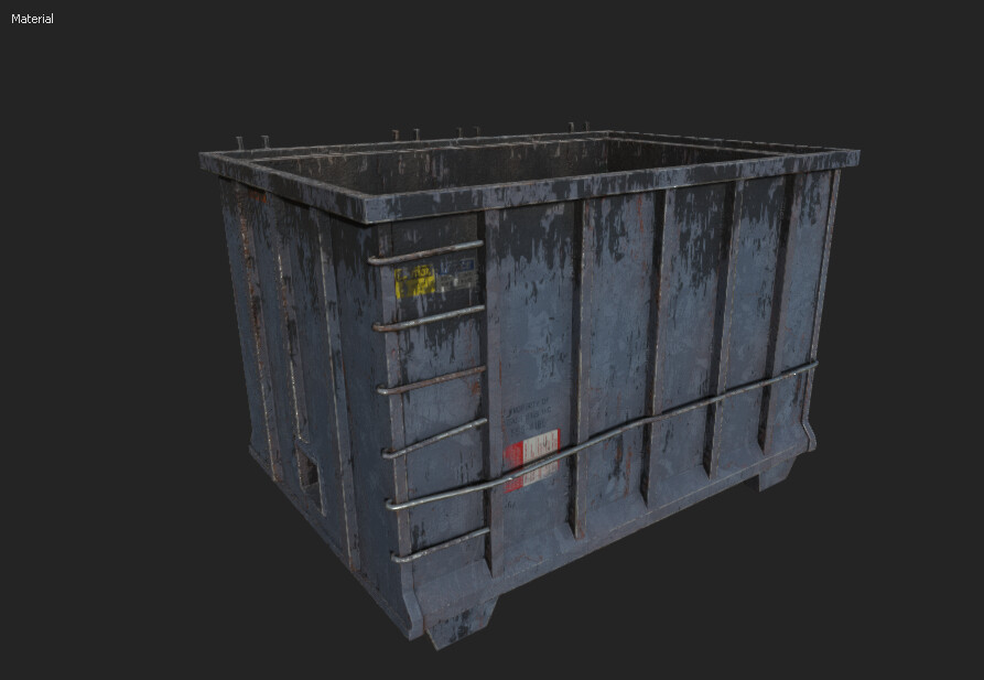 A dumpster