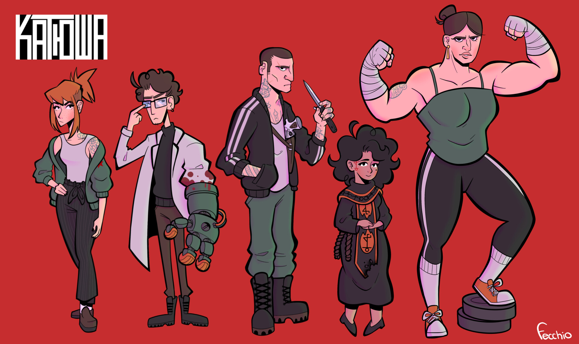 ArtStation - КАТЮША - Character Design