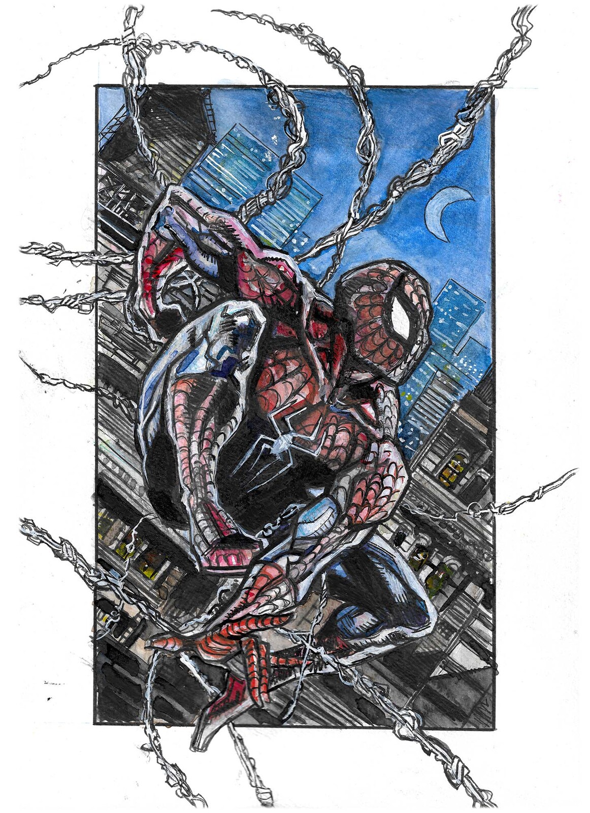 Spiderman - Watercolor SOLD OUT