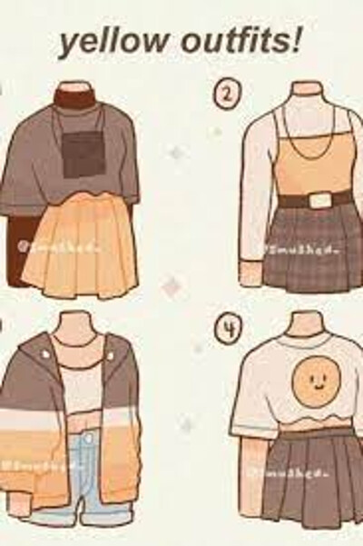 Aesthetic yellow outfit hot sale