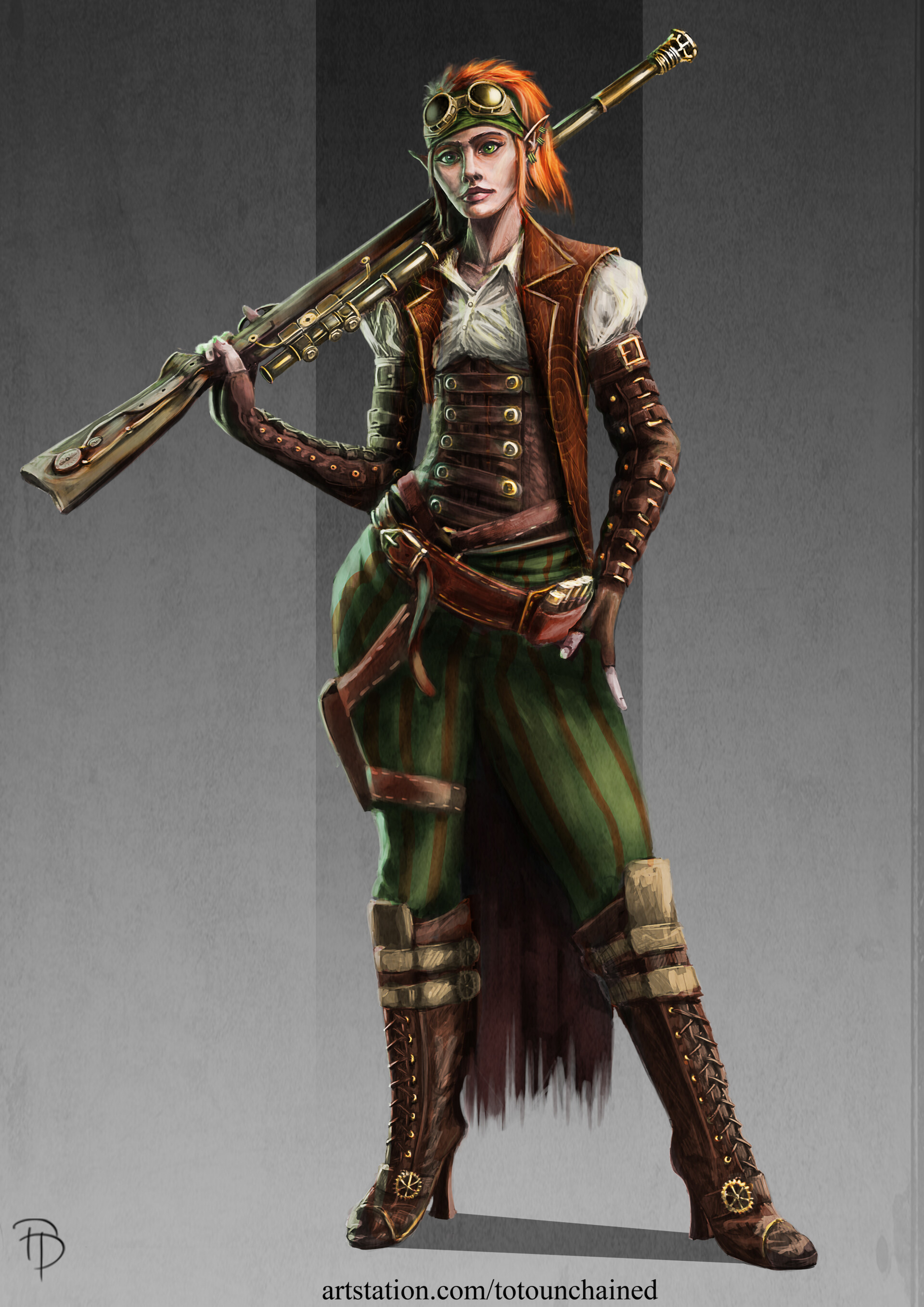 ArtStation Steampunk Elf