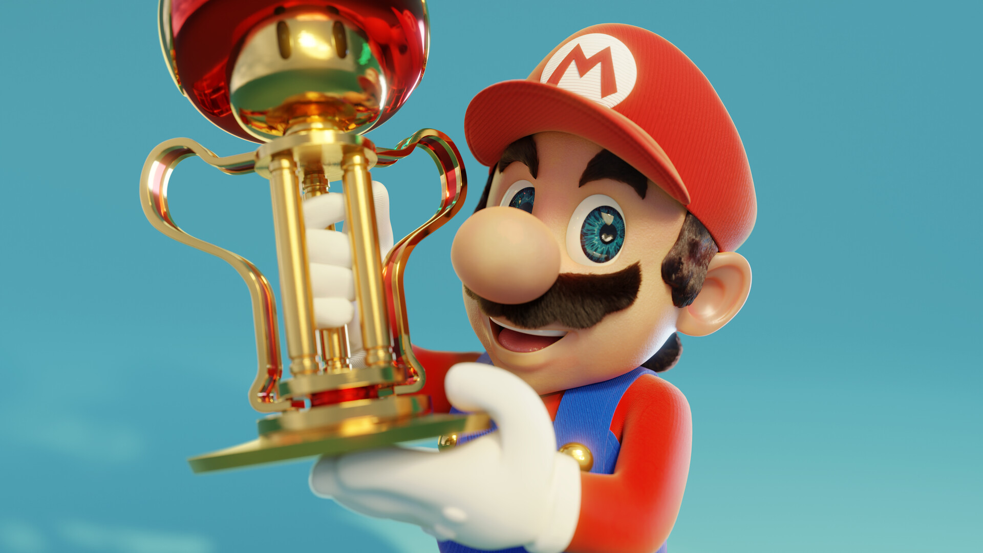 ArtStation - Super Mario | Mushroom Cup Trophy from Mario Kart