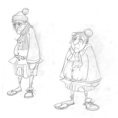 Displaced Woman Sketches