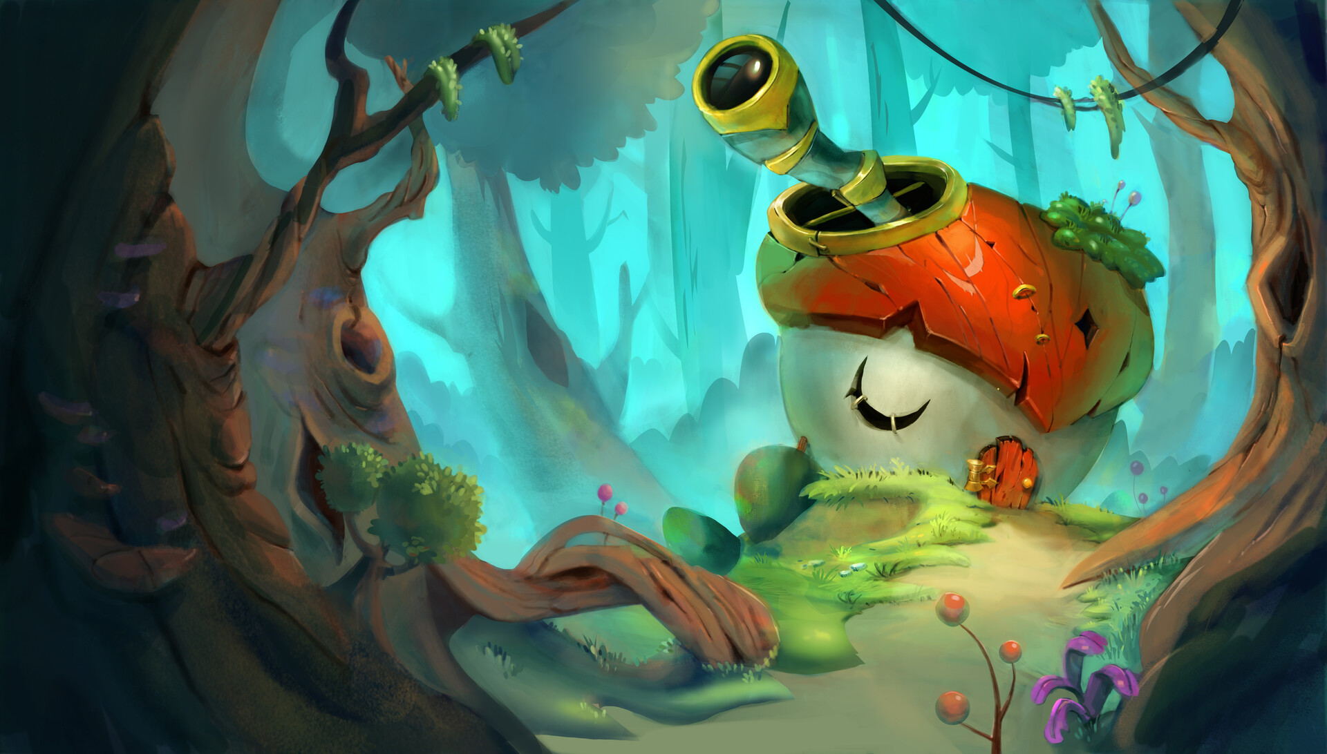 ArtStation - The Dwellings of the Fallen Rabbit