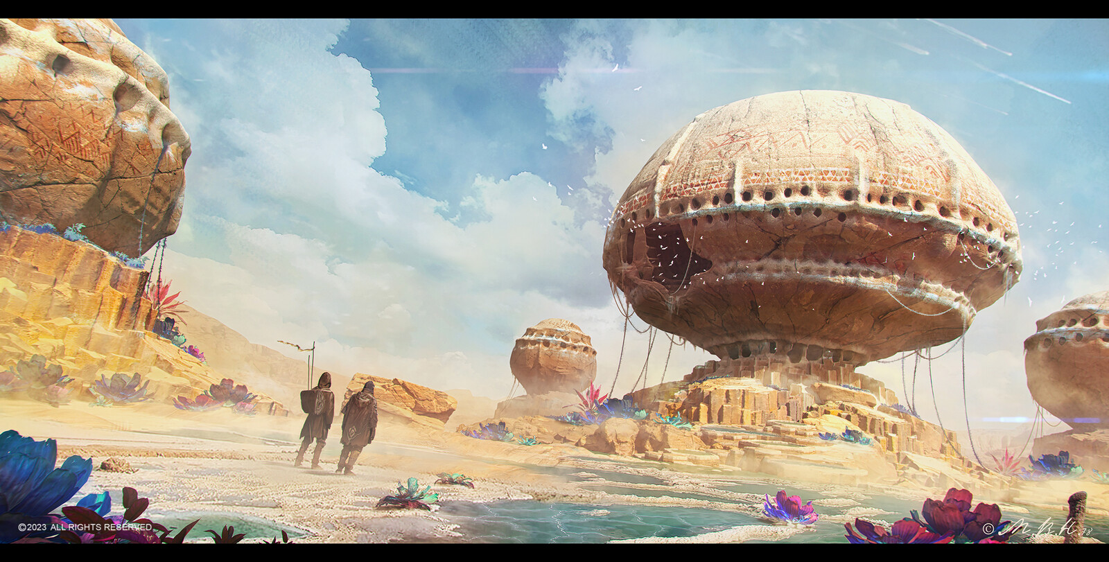 The city of the ancient insect civilization