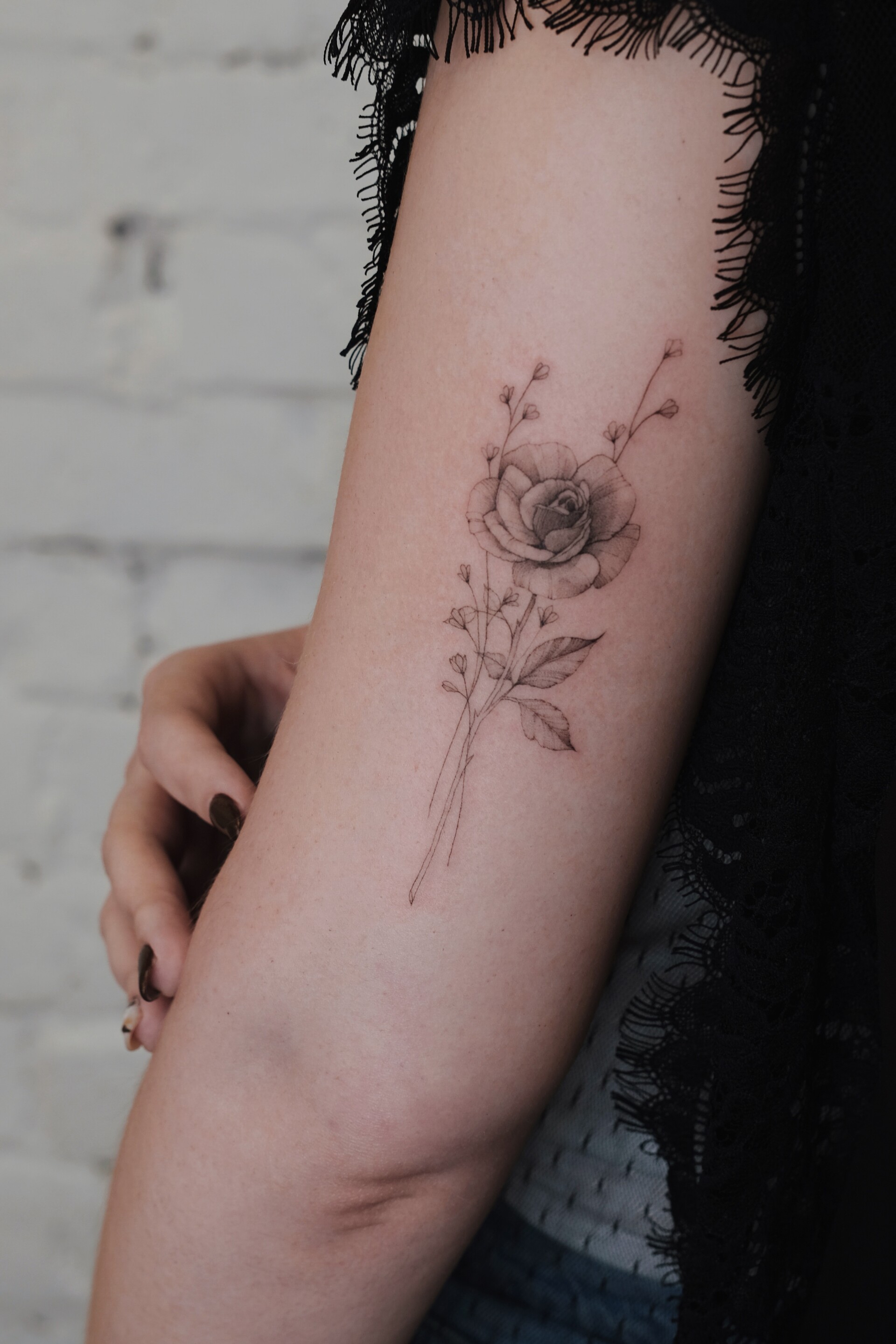 Blooming Rose Tattoo  Tattoo for a week