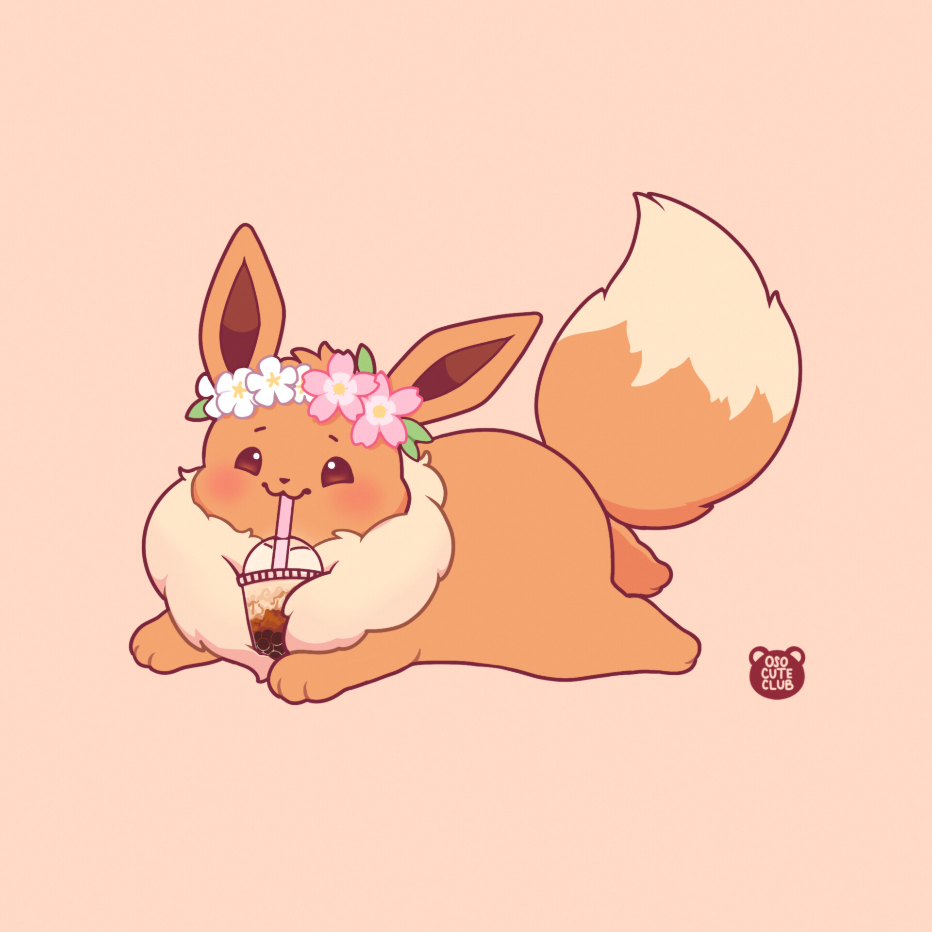 ArtStation Flower Crown Eevee