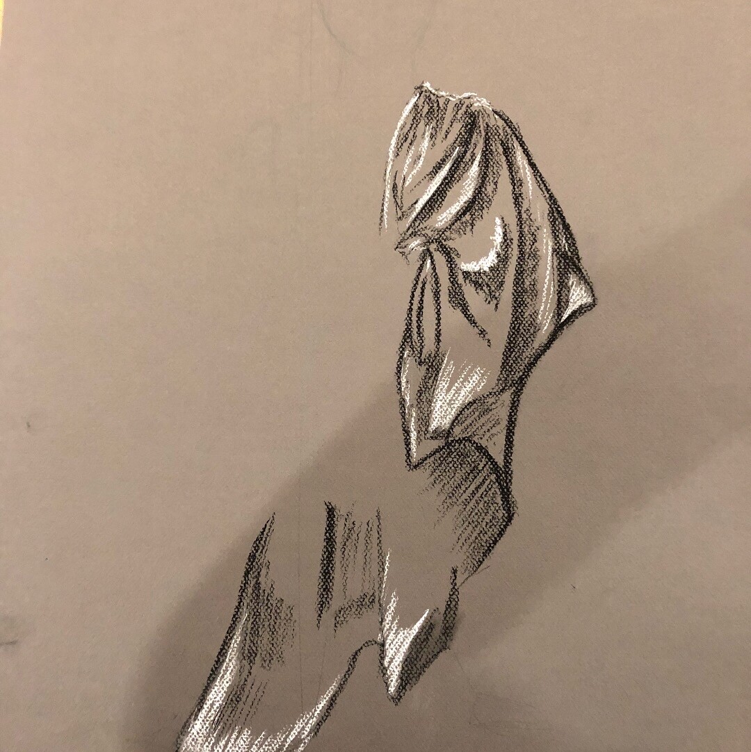 Cloth Draped on man II