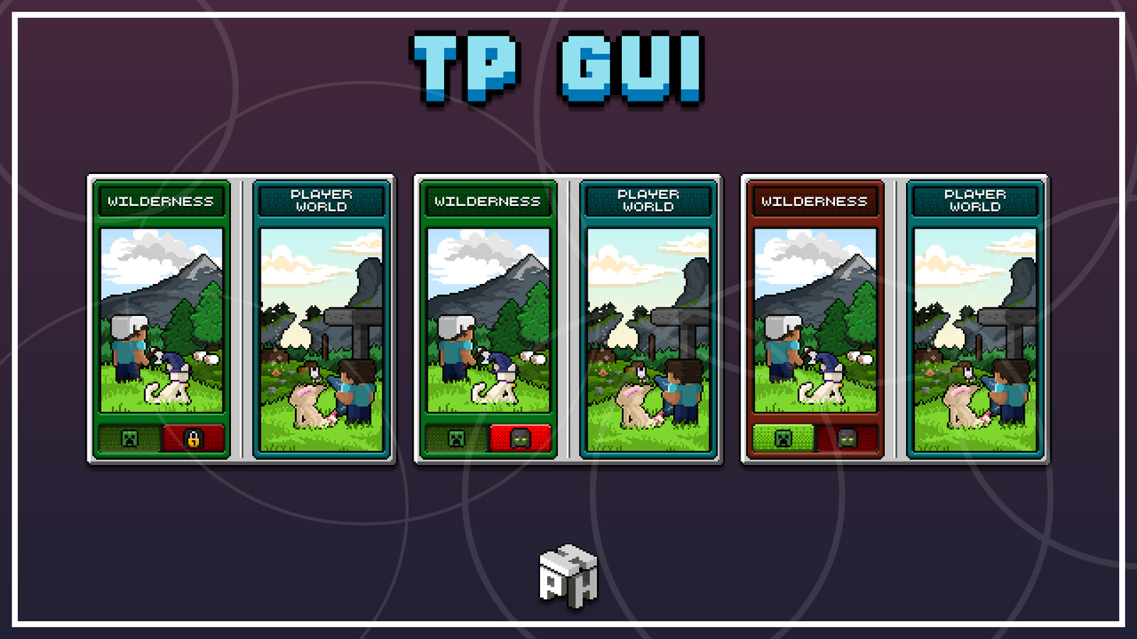 HonnV - Teleport GUI (Custom Minecraft GUI)