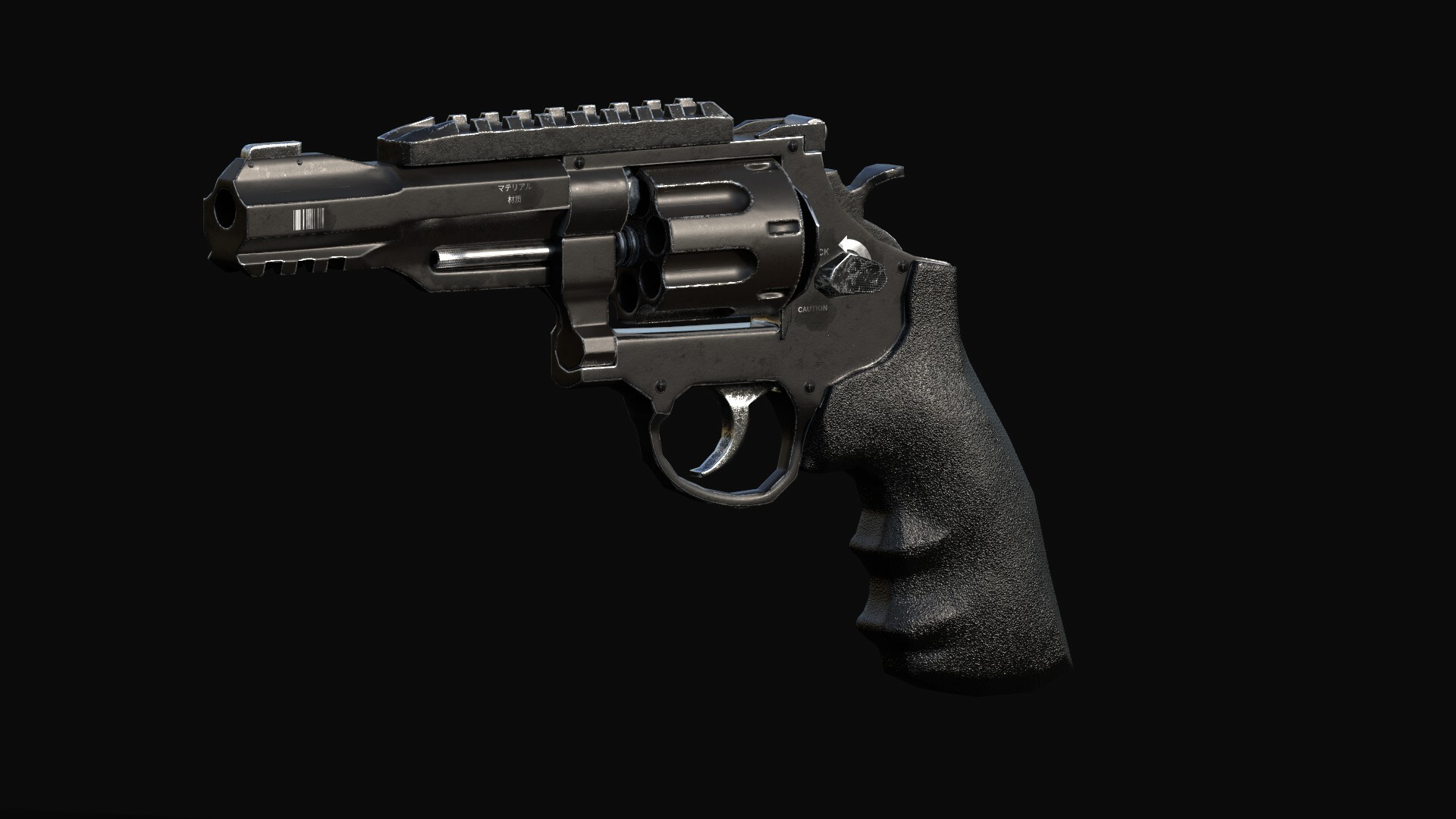 ArtStation - Game ready revolver