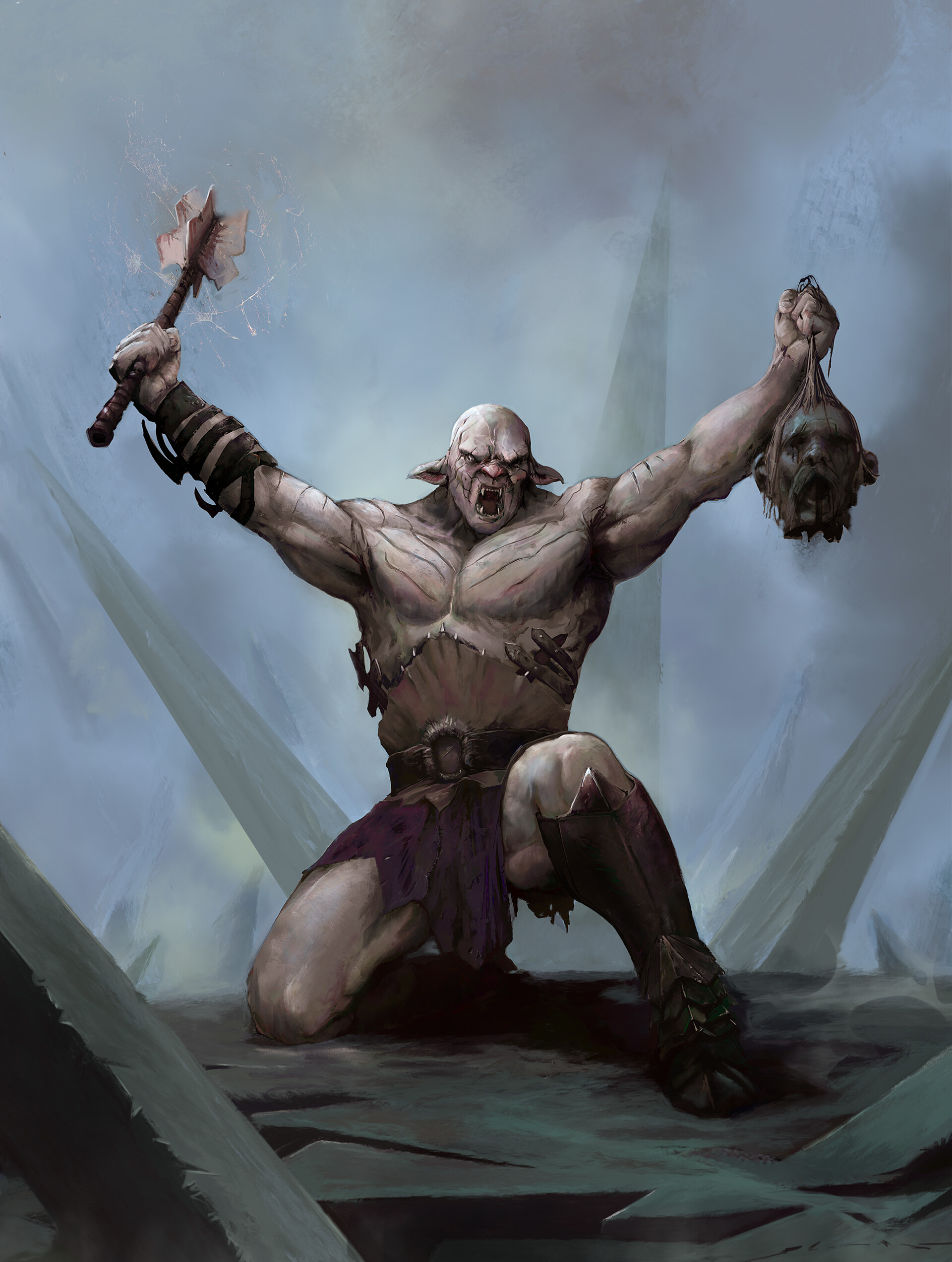 ArtStation - The Hobbit - Fan art. Azog