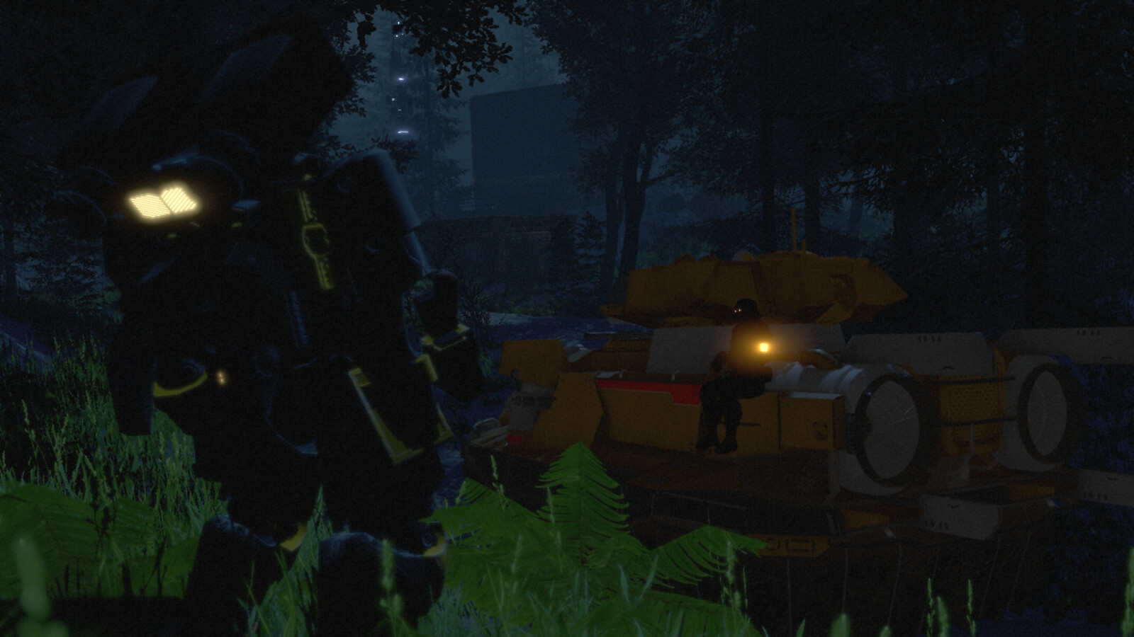 In-game screenshot of the model in use