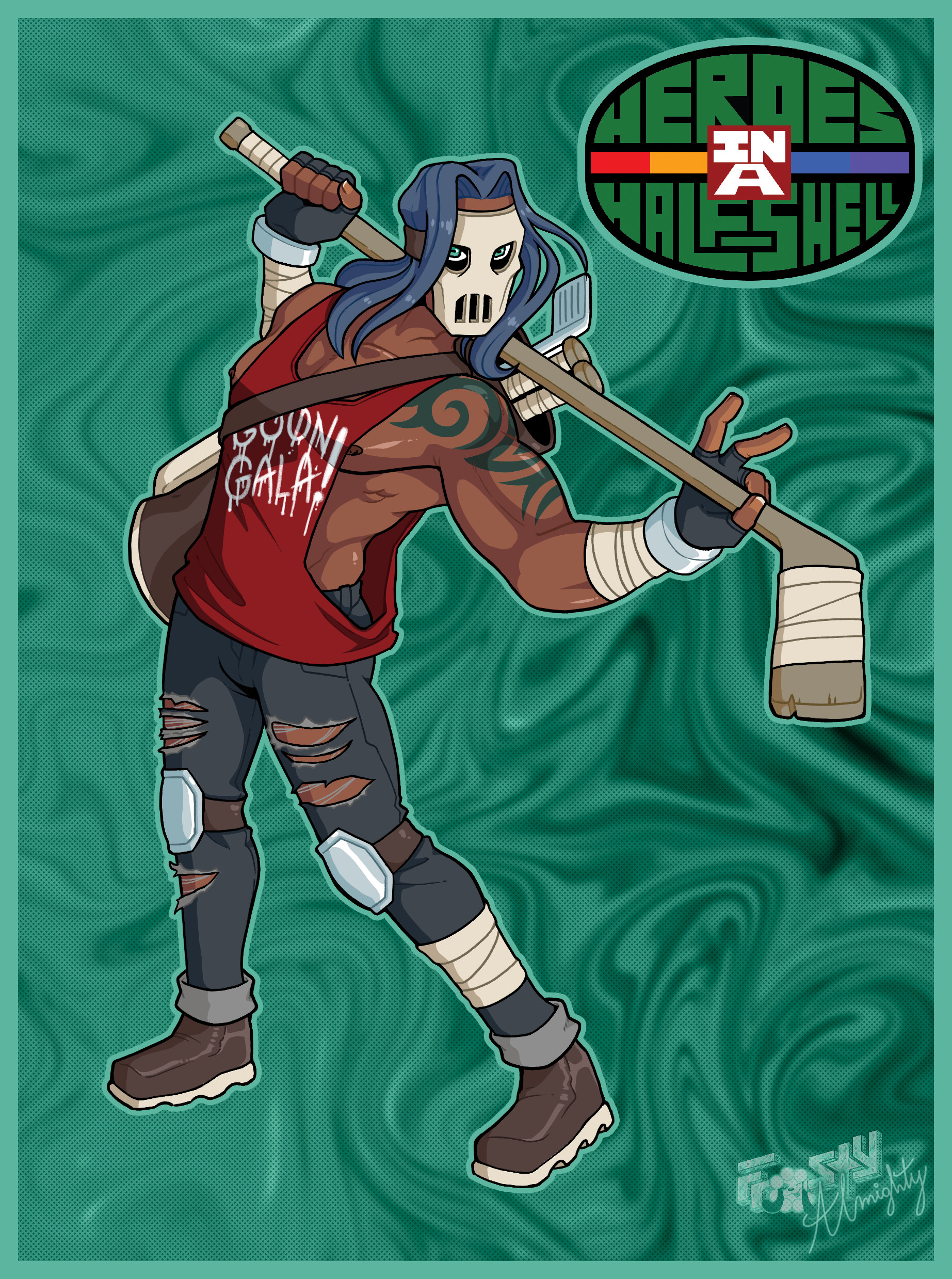 ArtStation Heroes in a HalfShell Casey Jones (Collab)